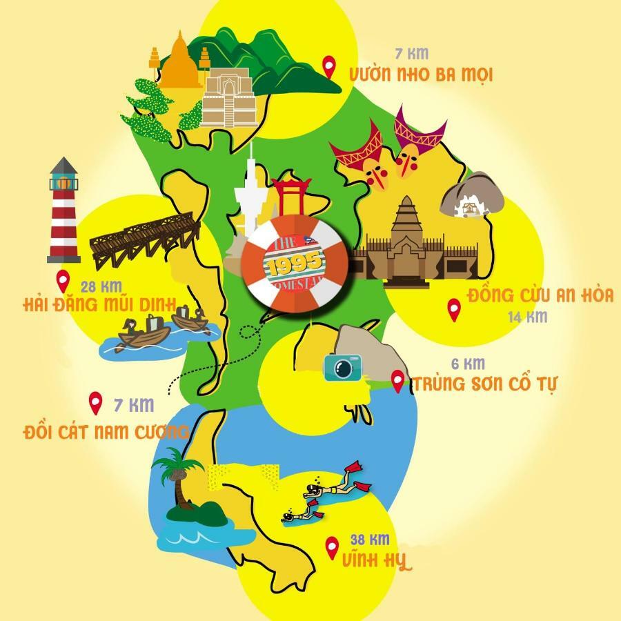 The 1995 Homestay Phan Rang Exteriör bild